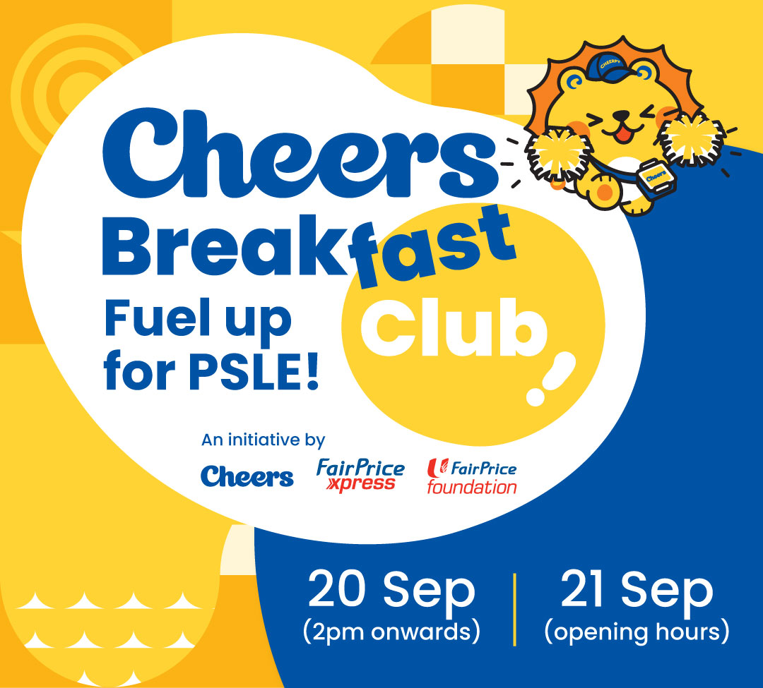 Free Cheers Breakfast Club bundles for our PSLE Champs