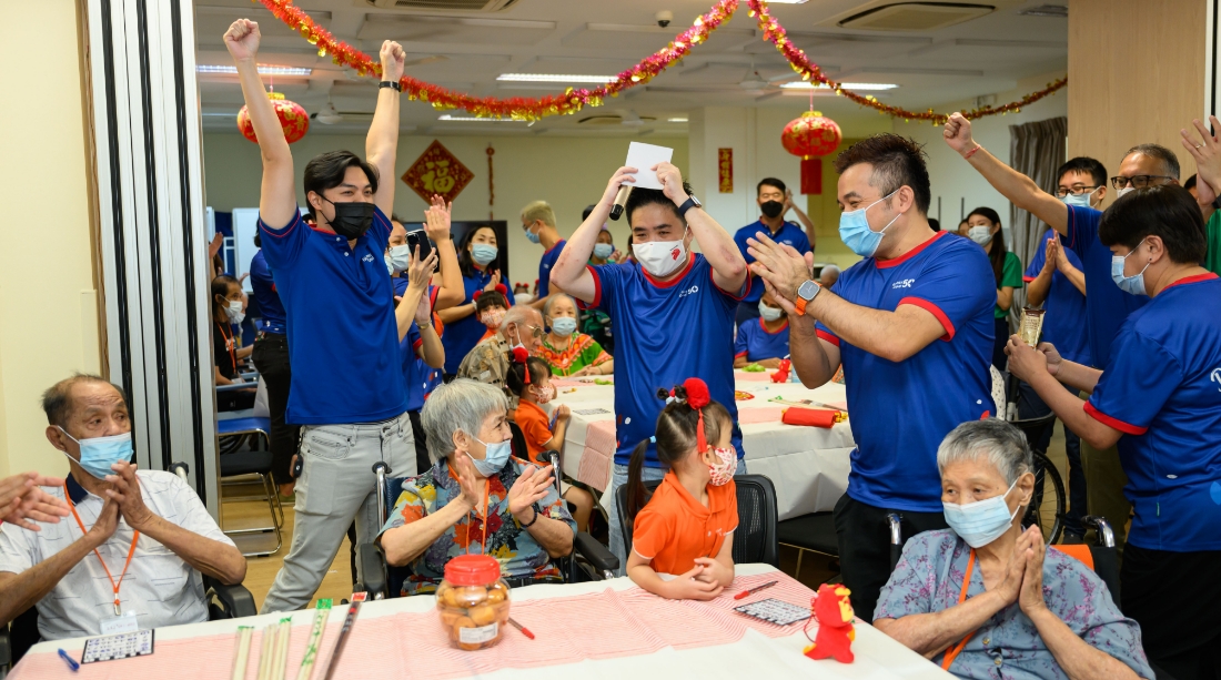 FairPrice Foundation uplifts festive spirit with Lunar New Year celebration at Ren Ci Nursing Home