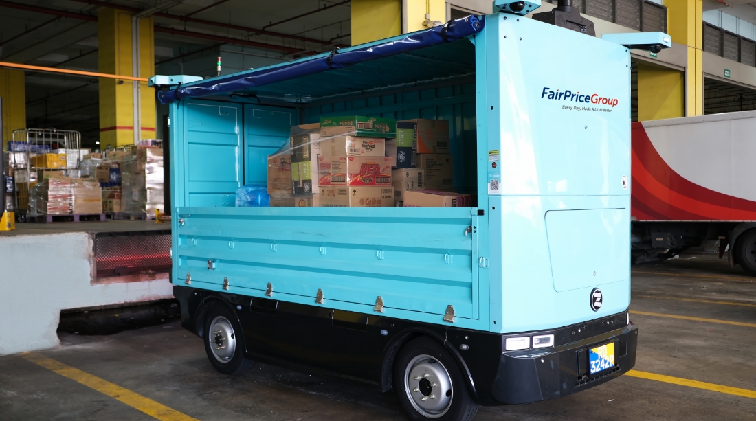 FairPrice Group first in Singapore to trial autonomous vehicles on public roads for cargo transportation