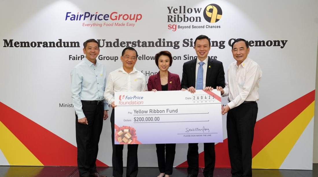 Memorandum of Understanding between Yellow Ribbon Singapore and FairPrice Group to enhance ex-offenders’ skills and career development