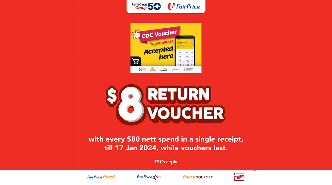 FairPrice Group to supplement the government’s CDC support package with additional FairPrice return vouchers