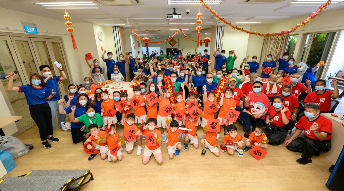 FairPrice Group volunteers bring festive cheer to 29 nursing homes and active ageing centres across Singapore