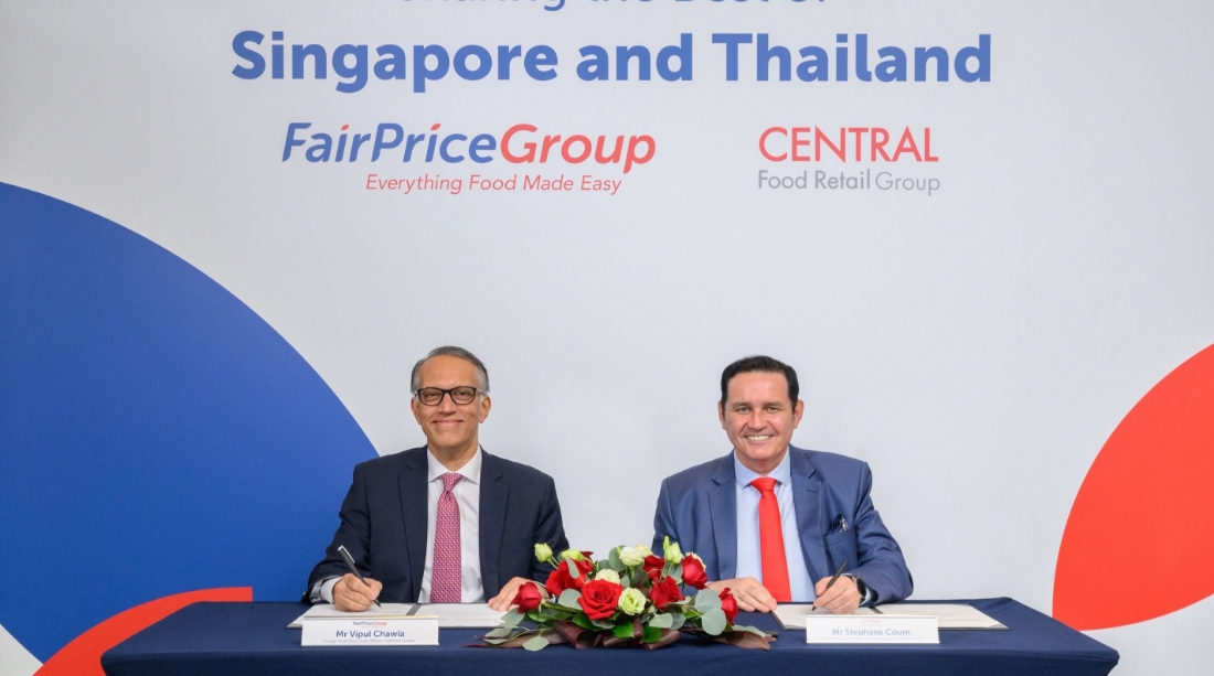 FairPrice Group feeds Singaporeans’ love affair with Thai food by signing MOU with Thailand’s leading food retail company Central Food Retail Group