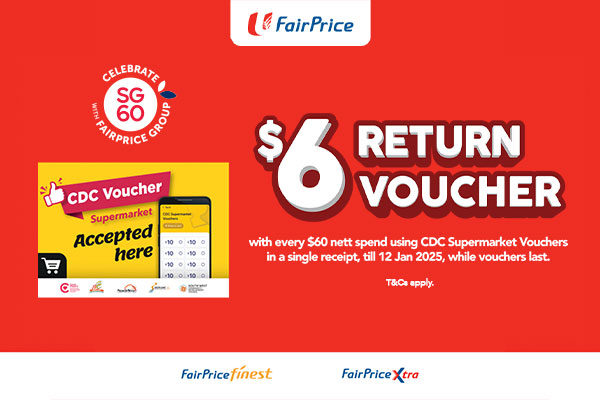 FairPrice Group $6 Return Voucher CDC